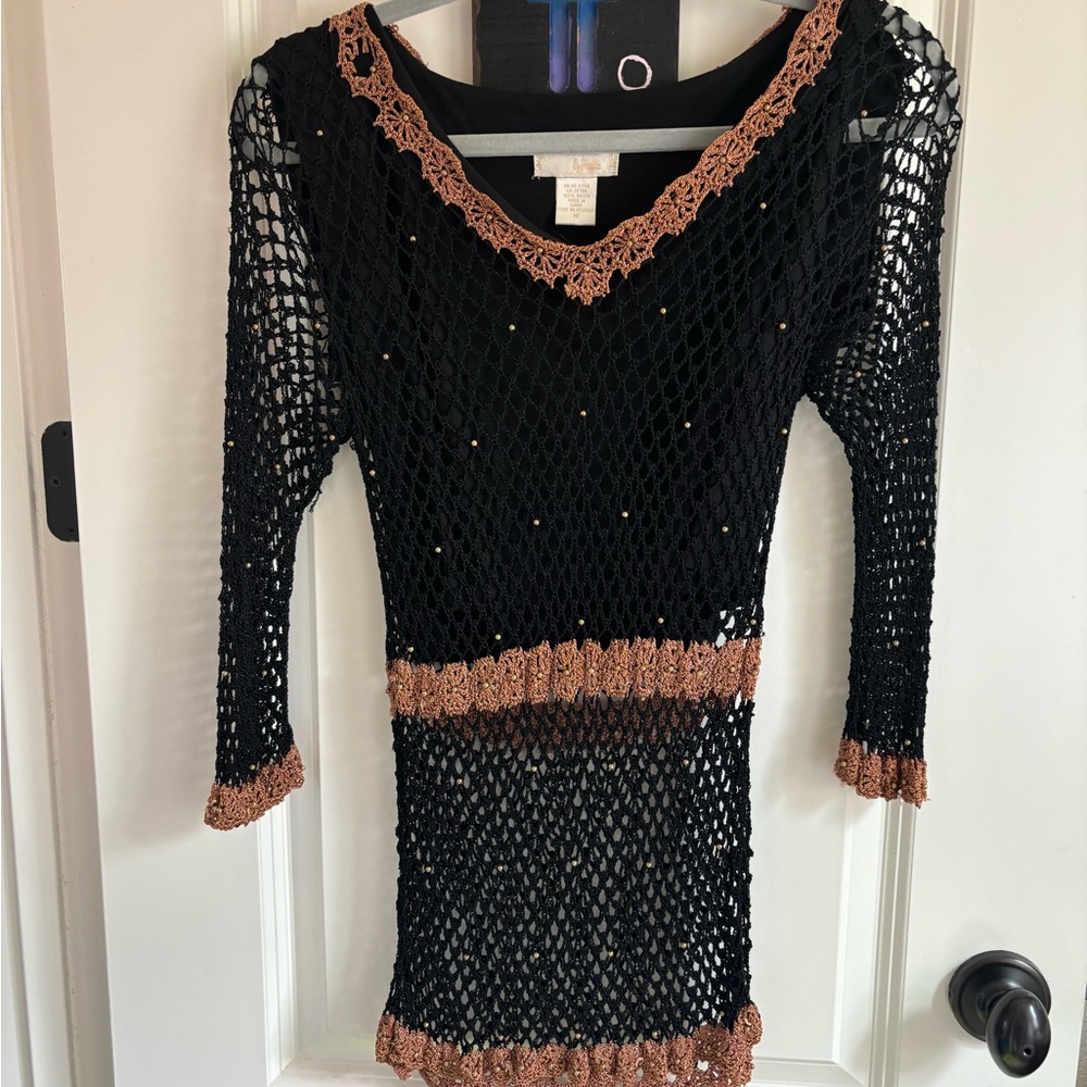 Black lace top